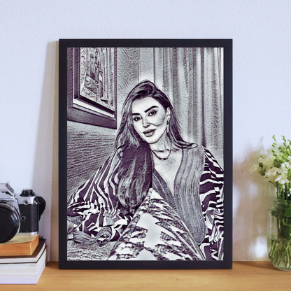 Tableau Portrait - لوحة فنية بورتريه